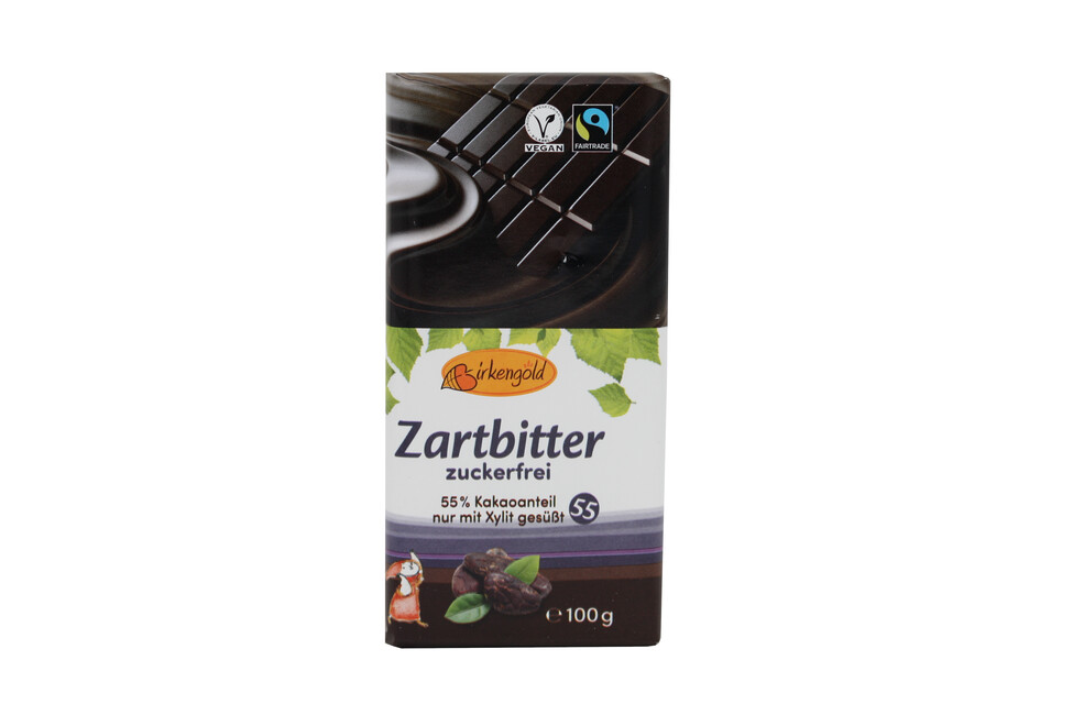 Birkengold Zartbitter Schokolade